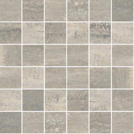 MYSTONE TRAVERTINO SILVER MOSAICO 30X30