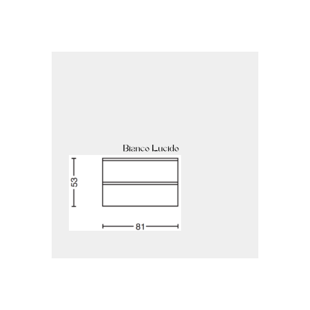 SFERA BASE PORTALAVABO 80 CM