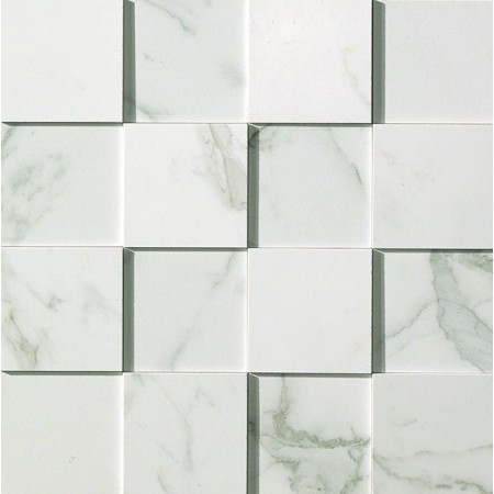 MARVEL CALACATTA EXTRA MOSAICO 3D 30X30