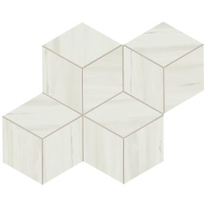 MARVEL STONE MOSAICO ESAGONO BIANCO DOLOMITE 30X35 LAPPATO