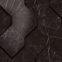 MARVEL STONE MOSAICO ESAGONO 3D NERO MARQUINA 28.2x35.3 POLISHED