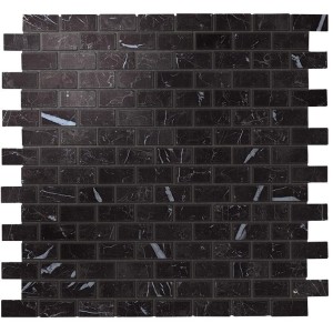 MARVEL STONE MOS. NERO MARQUINA 29,8x29,8 LAPPATO BURATTATO