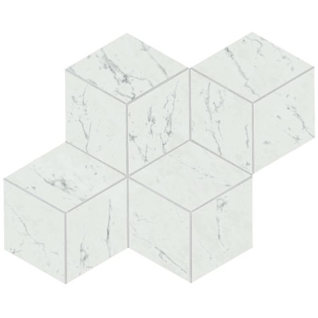 MARVEL STONE MOSAICO ESAGONO CARRARA PURE 30X35 LAPPATO