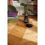 Parquet Prefinito Rovere Adagio Chevron A, Live Natural Oil, Spazzolato