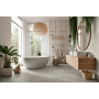 ROOM GRIGIO 100X100 STRUTTURATO RETTIFICATO