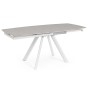 EXTENDABLE TABLE RAILI WHITE/GRAY C 119.5/180X85