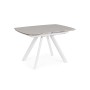EXTENDABLE TABLE RAILI WHITE/GRAY C 119.5/180X85