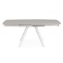 EXTENDABLE TABLE RAILI WHITE/GRAY C 119.5/180X85