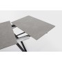 REETA EXTENDABLE TABLE BLACK/GREY 120/180X90