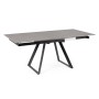 REETA EXTENDABLE TABLE BLACK/GREY 120/180X90