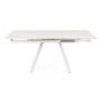 REETA EXTENDABLE TABLE WHITE/WHITE 120/180X90