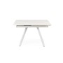 REETA EXTENDABLE TABLE WHITE/WHITE 120/180X90