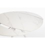 EXTENDABLE TABLE RAUNI WHITE/WHITE D87/135
