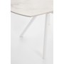 EXTENDABLE TABLE RAUNI WHITE/WHITE D87/135