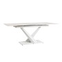 EXTENDABLE TABLE JOHANNES WHITE 160-200X90