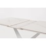 EXTENDABLE TABLE JOHANNES WHITE 160-200X90