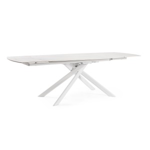 TAVOLO ALLUNGABILE JOAKIM BIANCO 160-240X90