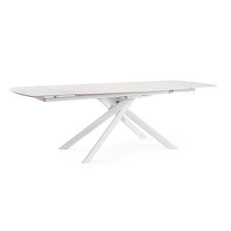 JOAKIM WHITE EXTENDABLE TABLE 160-240X90