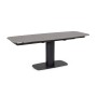 JEREMIAS BLACK EXTENDABLE TABLE 140-200X80
