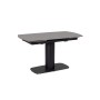 JEREMIAS BLACK EXTENDABLE TABLE 140-200X80