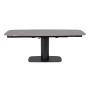 JEREMIAS BLACK EXTENDABLE TABLE 140-200X80