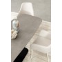 JEREMIAS BLACK EXTENDABLE TABLE 140-200X80