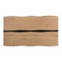 TAVOLO MELYS NATURALE-NERO 160X75