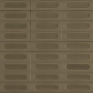 CONFETTO KAKI STRUTTURA SAVOIARDO 3D SEMIMATT 5X15