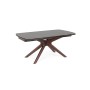 MARITTA EXTENDABLE TABLE WALNUT GRAY 170/250X90