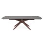 MARITTA EXTENDABLE TABLE WALNUT GRAY 170/250X90