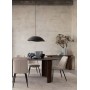 TAVOLO ORLANDO OVALE BROWN 210X100