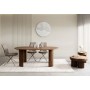 TAVOLO ORLANDO OVALE BROWN 210X100