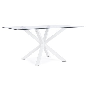 TAVOLO MAY RETTANGOLARE GAMBA BIANCO 160X90