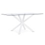 TAVOLO MAY RETTANGOLARE GAMBA BIANCO 160X90