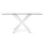 TAVOLO MAY RETTANGOLARE GAMBA BIANCO 160X90