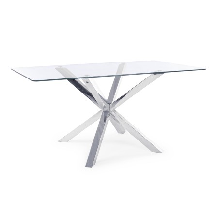 TAVOLO MAY RETTANGOLARE GAMBA ACCIAIO 160X90