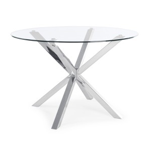 MAY ROUND TABLE WITH STEEL LEG D114
