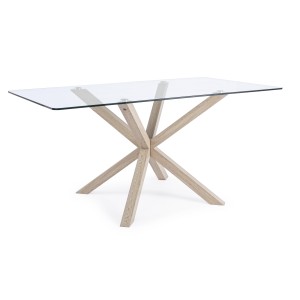 TAVOLO MAY RETTANGOLARE GAMBA NAT L160X90