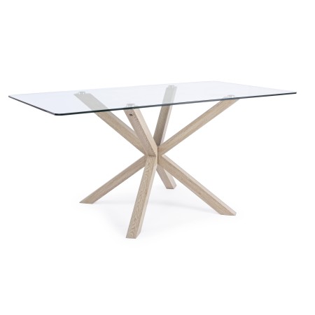 TAVOLO MAY RETTANGOLARE GAMBA NAT L160X90