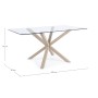 TAVOLO MAY RETTANGOLARE GAMBA NAT L160X90