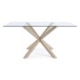 TAVOLO MAY RETTANGOLARE GAMBA NAT L160X90