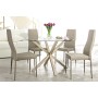 TAVOLO MAY TONDO GAMBA NATURALE D114