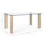NEW ARLEY TABLE NATURE L160X90