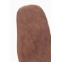 SEDIA NEW IRELIA NERO/MICROF.COGNAC