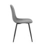 SEDIA NEW IRELIA NERO GRIGIO SCURO