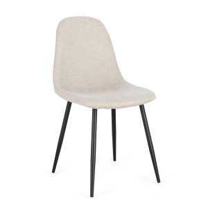 NEW IRELIA CHAIR BLACK/BEIGE