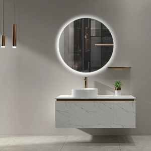 OPORTO ROUND MIRROR WITH BACKLIT COLD LIGHT