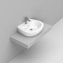 DEMY LAVABO DA APPOGGIO 60X48 BIANCO