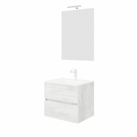 EASY COMPOSIZIONE ROVERE BIANCO CM 60 P45 H50