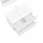 EASY COMPOSIZIONE ROVERE BIANCO DA 80CM P45 H50